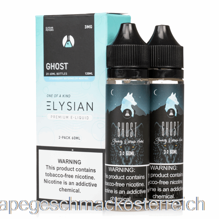 Ghost – Elysian Labs – 120 Ml, 3 Mg Vape-Geschmack